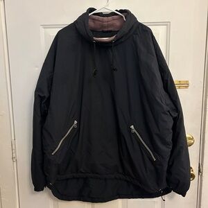 Vintage Men’s Mistral Pullover Snowboard Jacket Grey Large